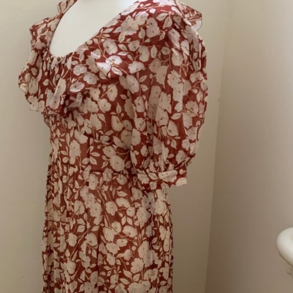 Dôen Rimbaud Dress in Red M - Picture 3 of 6